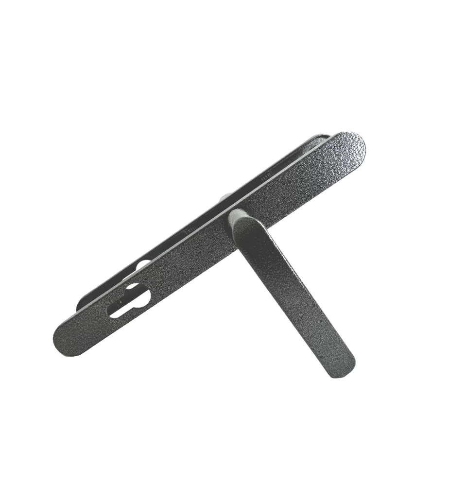 Фото Ручка дверная на планке РФ1-85А/25 (85 мм) серебро