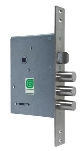 Замок врезной сувальдный с защёлкой ЗВ 30.11, 4 кл. (длинный кл. 59 мм) /123:136/