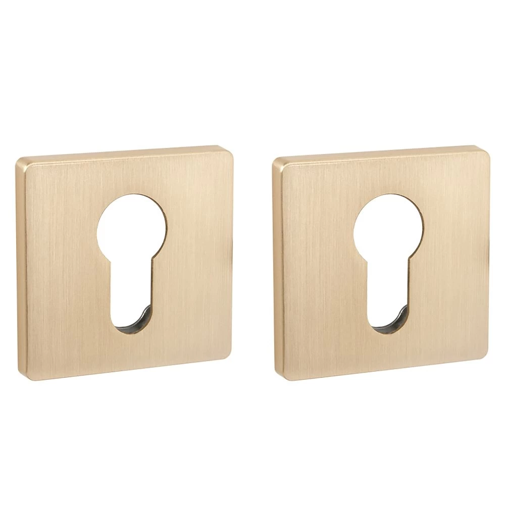 Фото Накладка под цилиндр ET.K.SL52 (ET SL) SSG-39 сатинированное золото