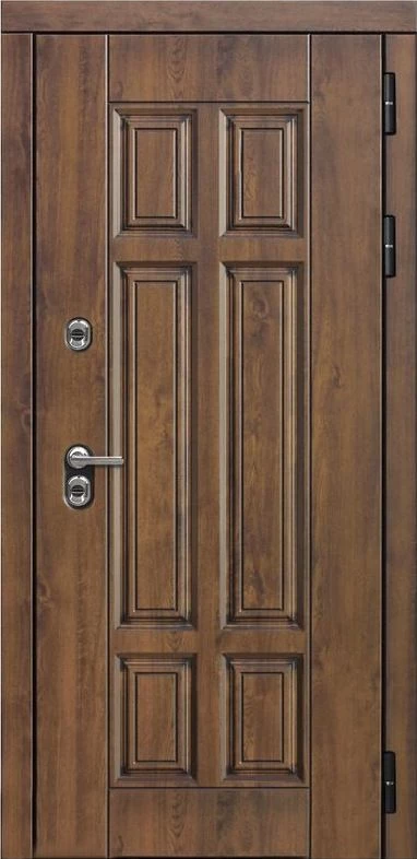 Входная дверь ДвериПРО Квадро ПВХ 10мм Астрод Velutto Grigio DPRO195702 внешняя сторона