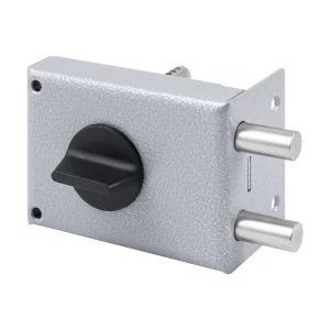 Замок накладной цилиндровый ЗН1-1.2 ГЛ серый, 5 кл.