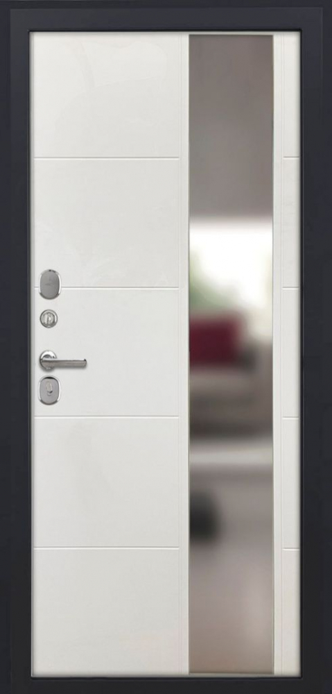 Входная дверь ДвериПРО Квадро ФЛЗ-649 капучино (зеркало) DPRO198134 внутренняя сторона