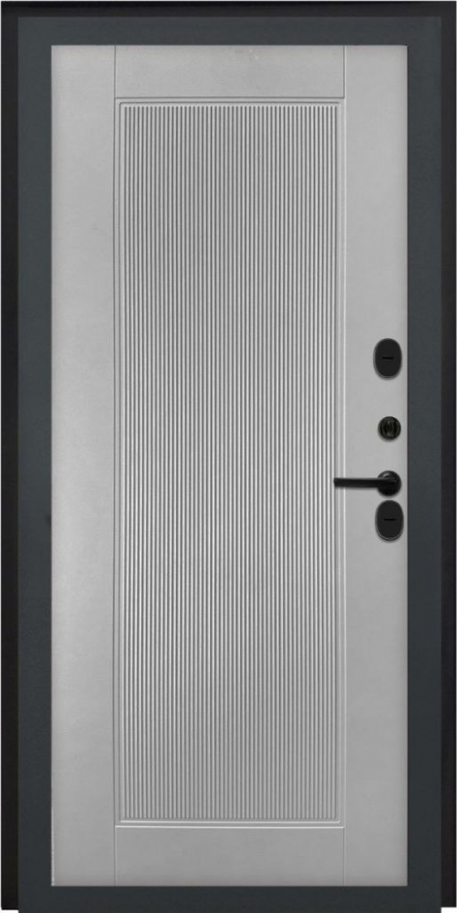 Входная дверь ДвериПРО Берген ПВХ 10мм Астрод Velutto Grigio DPRO198170 внутренняя сторона