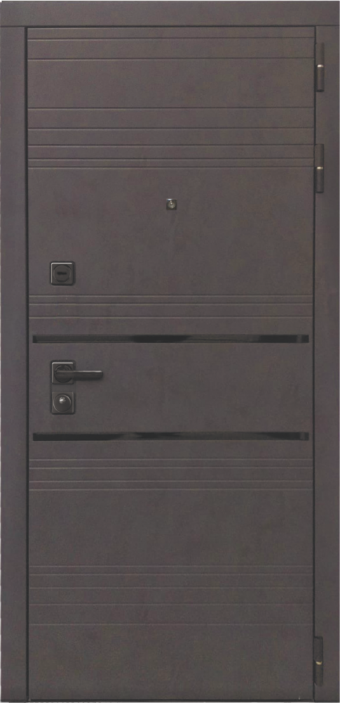 Входная дверь ДвериПРО L-43 ФЛ 244 беленый дуб DPRO198202 внешняя сторона