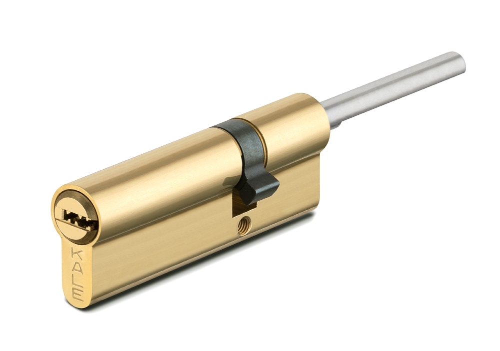 Фото Цилиндровый механизм под вертушку (дл.шток) 164 SX/81 (45+10+26) mm латунь 5 кл.